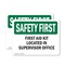 Signmission Safety Culture Sign, 5 in Width, Vinyl Decal, Rectangle OS-2PACK-SF-D-35-L-10624 - alternate 1
